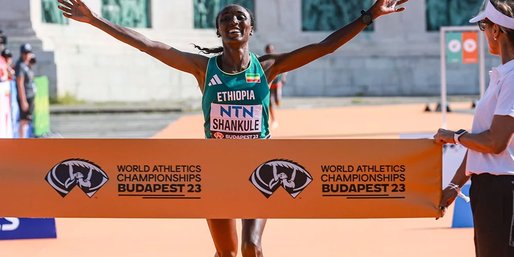 Etiopijas skrējēja Beriso izcīna pasaules čempionāta zeltu maratonā