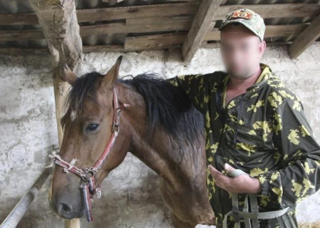 Tas nav joks: krievi karā sūta zirgus