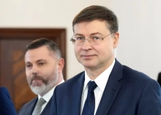 Eiropas Komisijas priekšsēdētājas izpildvietnieks Valdis Dombrovskis. 