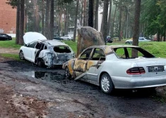 Дорогие автомобили в считаные мгновения превратились в груды бесполезного железа.