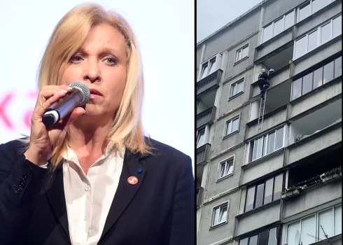 Малыш закрыл маму на балконе: экс-депутат стала невольной участницей спасательной операции в Золитуде