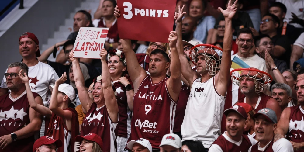 Pasaules kausa finālturnīrā Latvijas basketbolisti labi met divpunktniekus — lai tikpat labi būtu ar trīnīšiem!