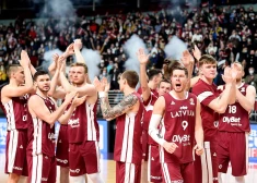 Latvijas basketbola izlase FIBA "spēka rangā" pakāpusies uz desmito vietu