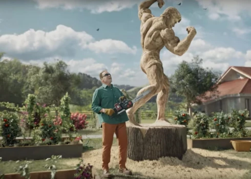 Arnolds Švarcenegers nofotografējas "Lidl" reklāmā un kļūst par produktu reklāmas seju