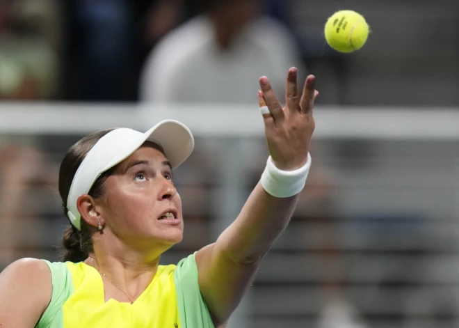 Ostapenko ASV atklātā čempionāta trešajā kārtā uzvar Peru