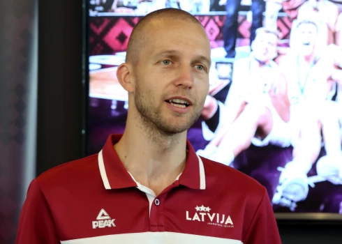Latvijas izlases trenera asistents Artūrs Visockis-Rubenis.