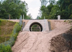 Uz Latvijas-Baltkrievijas robežas izbūvēts 30 metru garš tunelis