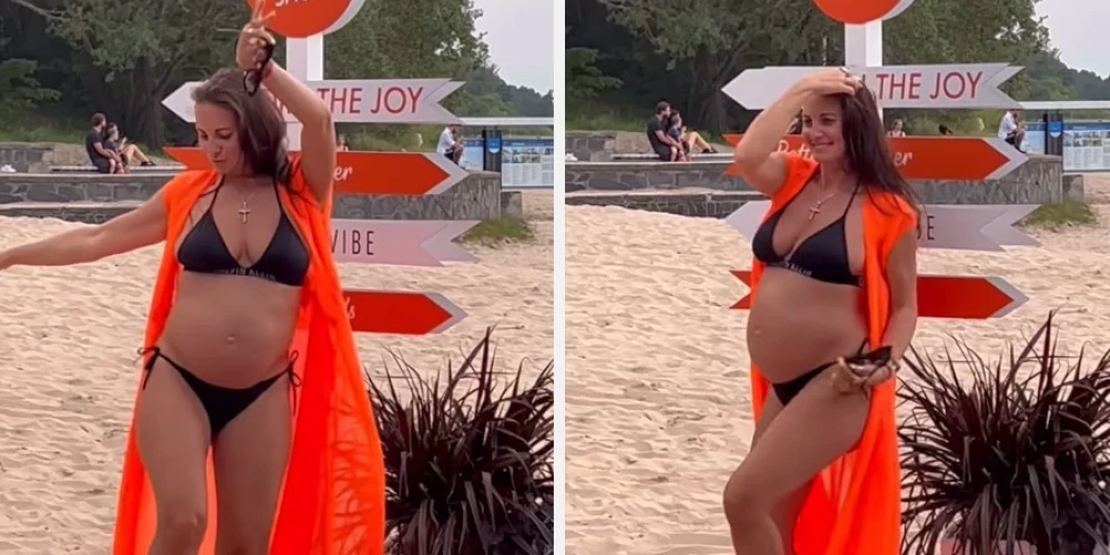 Бывшая танцовщица группы A-Europa Сола Авакян - беременная и счастливая.