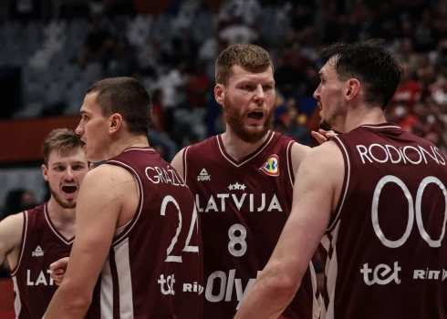 Šodien Latvija pret Vāciju: spēle par pusfinālu un Parīzes olimpisko spēļu turnīru