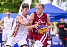 Latvijas 3x3 basketbolistiem bronzas medaļas Eiropas kausā