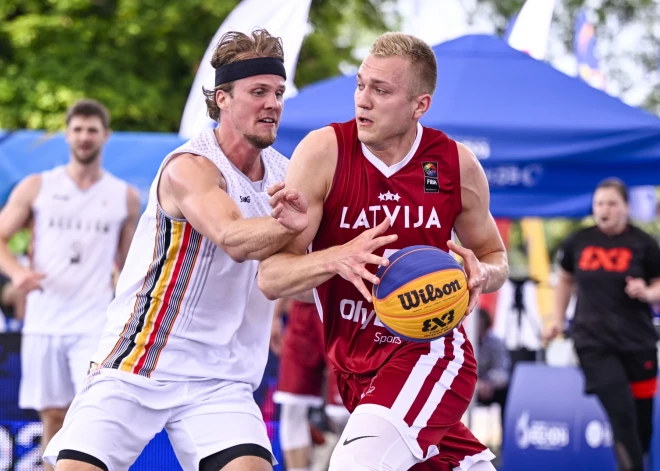 Latvijas 3x3 basketbolistiem bronzas medaļas Eiropas kausā