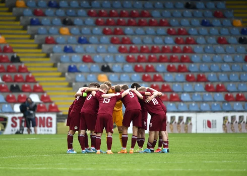 Latvijas U-21 futbolistiem bezcerīga sagrāve pret norvēģiem