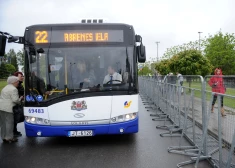 В аэропорту "Рига" временно перенесут остановку 22-го автобуса