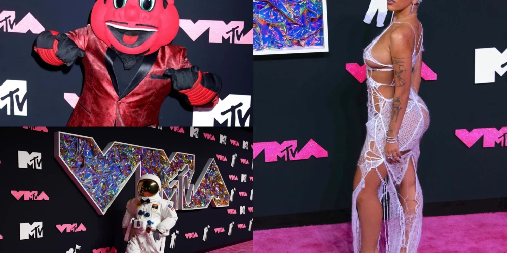 MTV 2023. gada krāšņākie tērpi.