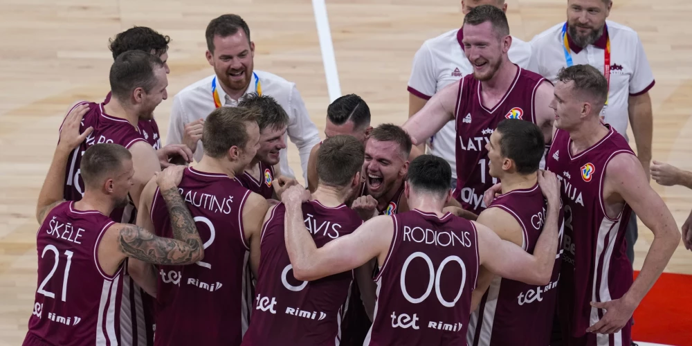 Latvijas basketbola izlasei apbrīnojams kāpums FIBA pasaules rangā