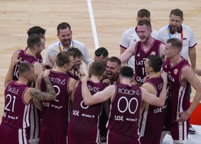 Latvijas basketbola izlasei apbrīnojams kāpums FIBA pasaules rangā