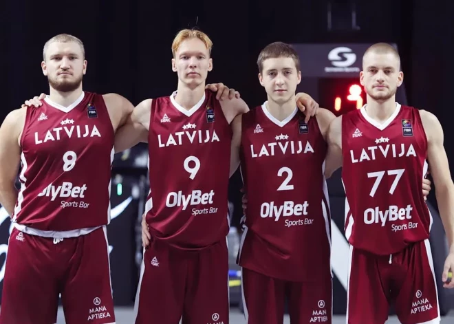 Latvijas U-23 3x3 basketbola izlase izcīna otro vietu Nāciju līgas finālturnīrā