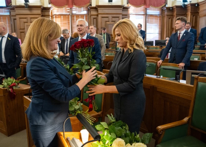 FOTO: Saeima apstiprina jauno valdību Siliņas vadībā