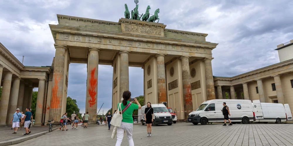 Vandaļiem "klimata aktīvistiem" Berlīnē klāsies plāni, sola mērs