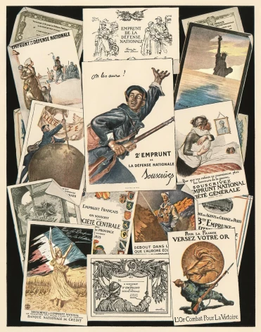 Francijas Pirmā pasaules kara plakāti.