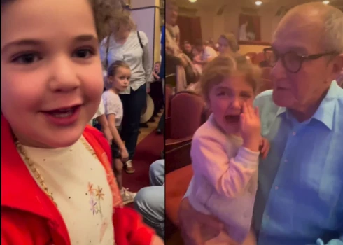 4-летняя дочь Виторгана устроила истерику в театре - со спектакля пришлось уйти
