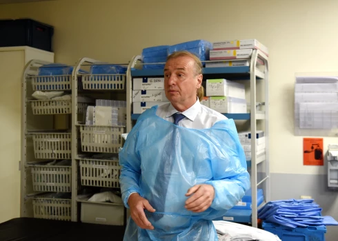 Latvijas Kardioloģijas centra vadītājs un Kardiologu biedrības prezidents Andrejs Ērglis.