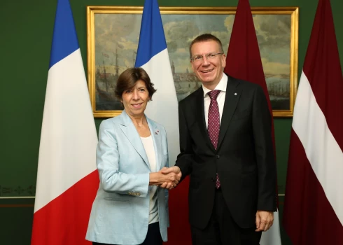 Francija ir tuvs Latvijas sabiedrotais, uzsver Valsts prezidents