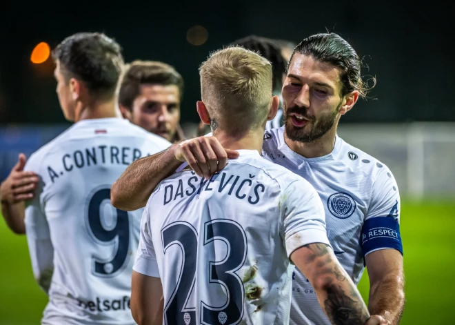 "Riga" pamatlaika izskaņā izrauj uzvaru pār "Audu" un atgriežas Virslīgas līderpozīcijā