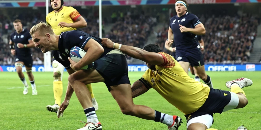 Skotijas regbija izlase izrēķinās ar Rumāniju