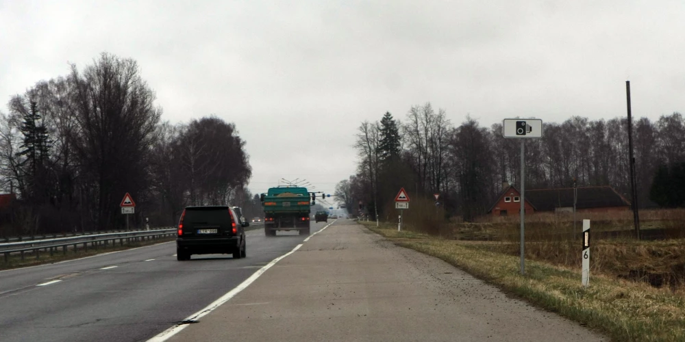 Arī uz Jelgavas, Liepājas un Ventspils šosejas sāks darboties vidējā ātruma kontroles posmi