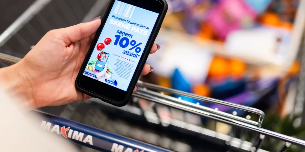 “Maxima” izvērš unikālu digitālo risinājumu, ieviešot “Skenē pats” lielā formāta veikalos visā Latvijā