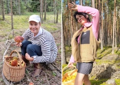 Sēņotāju stils - kā mežā dodas Kristīne Lemberga un Elīna Garanča