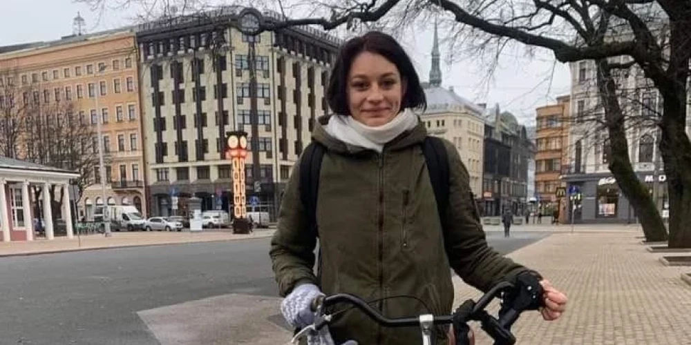 Prokremliskā aktīviste Tatjana Andrijeca. (Foto: Русский союз Латвии/Facebook)