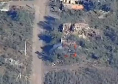 VIDEO: noskaties, kā ukraiņi netālu no Bahmutas vienas dienas laikā iznīcina 6 okupantu tankus