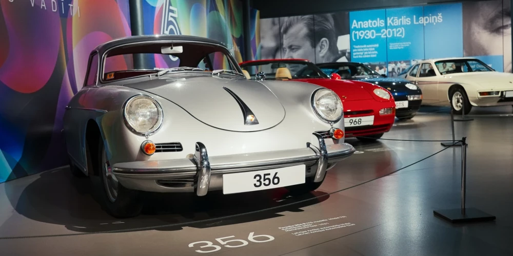 Video: Rīgas Motormuzejā apskatāmi leģendāra latviešu dizainera radītie "Porsche"