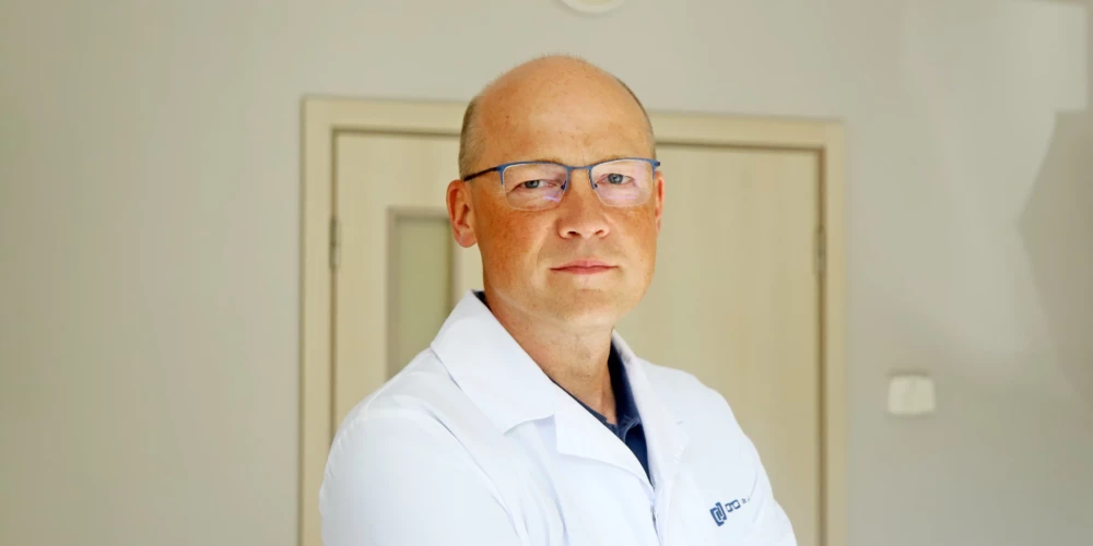 Traumatologs, ortopēds Jānis Viļums.