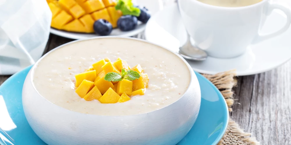 Rīsu pudiņš ar ogām