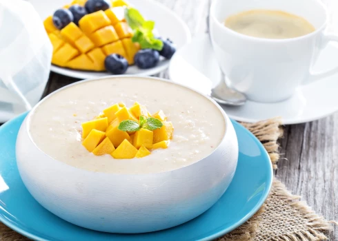 Rīsu pudiņš ar ogām