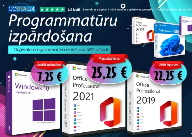 Iegādājieties "Office 2021 Pro Plus" vienkārši par 25€. "Godeal24" māca, kā lejupielādēt, instalēt un aktivizēt!