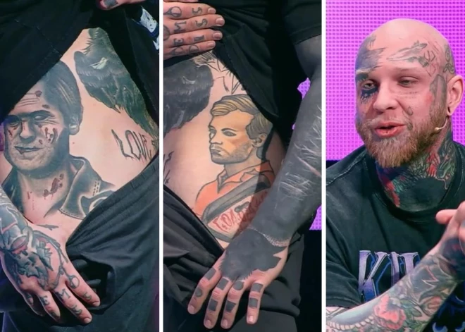 "Думают, я какой-то конченый": сын актрисы Елены Яковлевой сделал татуировки с портретами серийных убийц