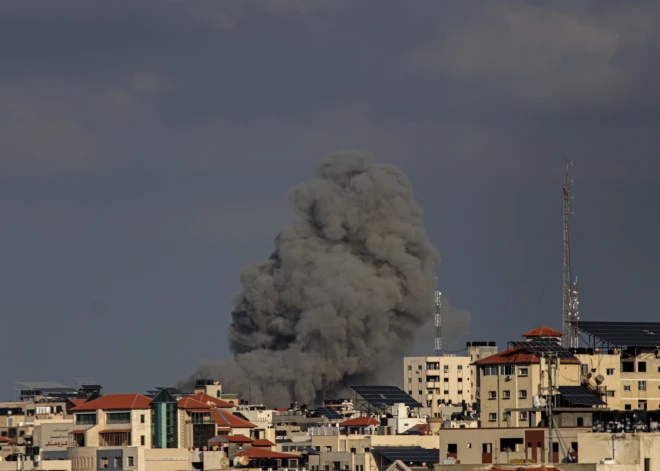 Izraēlas gaisa spēki turpina uzlidojumus Gazas joslā