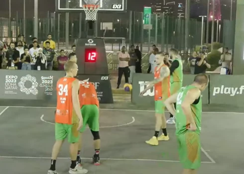 Pietrūka pavisam nedaudz! Mieža un Lasmaņa "Beijing" cieš neveiksmi 3x3 basketbola "Challenger" turnīra finālā Dohā