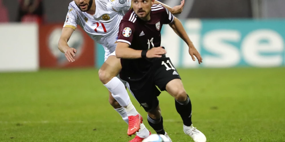 Beidzot uzvara! Latvijas futbolisti mazākumā pārspēj ambiciozo Armēniju