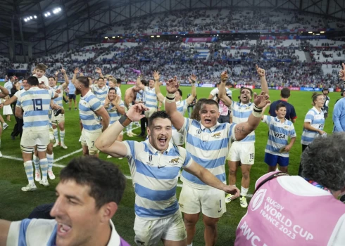 Argentīnas regbisti trešo reizi vēsturē iekļūst Pasaules kausa pusfinālā