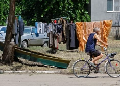 Обстановка в Херсоне летом.