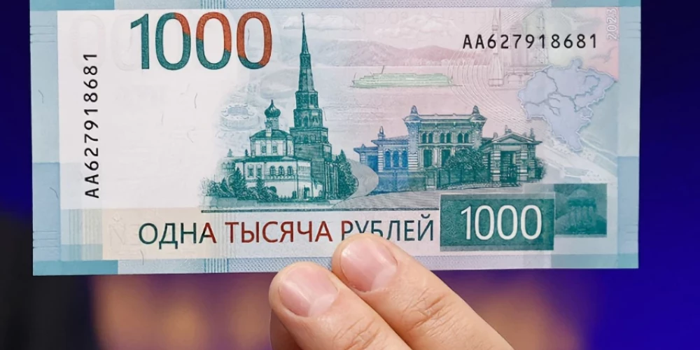 Popi salauž Krievijas Centrālo banku, banknotes dizainu pārveidos