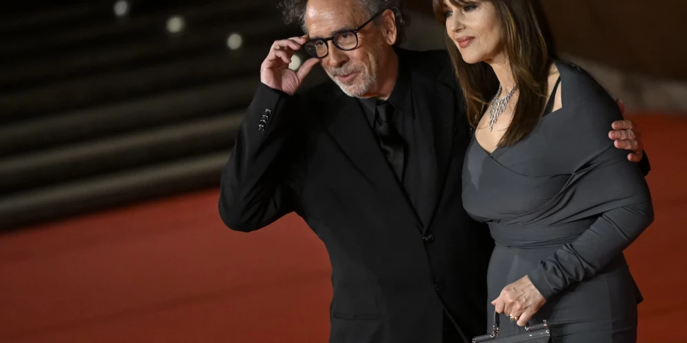 Моника Беллуччи и Тим Бертон