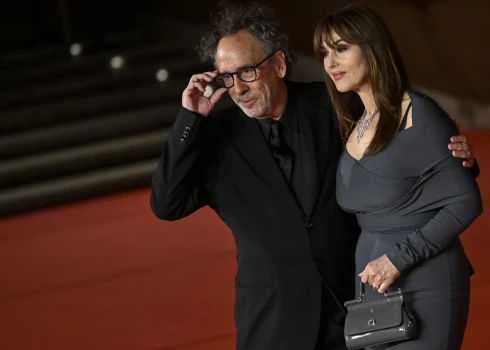 Моника Беллуччи и Тим Бертон