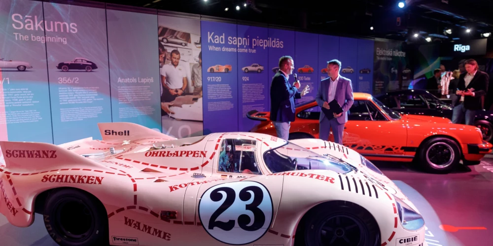 "Розовая свинья" покинула Латвию: выставку Porsche в Рижском Мотор-музее посетили почти 20 тысяч человек