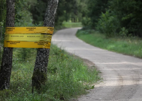 Latvijas-Baltkrievijas robežas pierobežas josla Silenē.